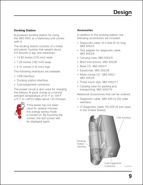 Volkswagen VAS 5052 Design and Function Technical Service Training Self-Study Program Design