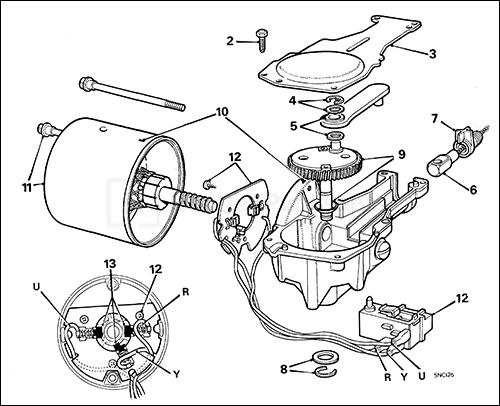 >Windscreen Wiper Motor.