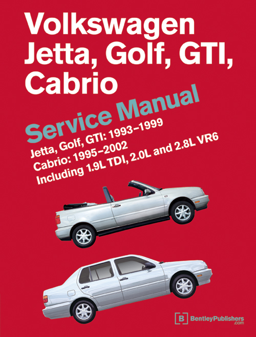 Volkswagen Jetta, Golf, GTI, Cabrio Service Manual: 
1993-1999